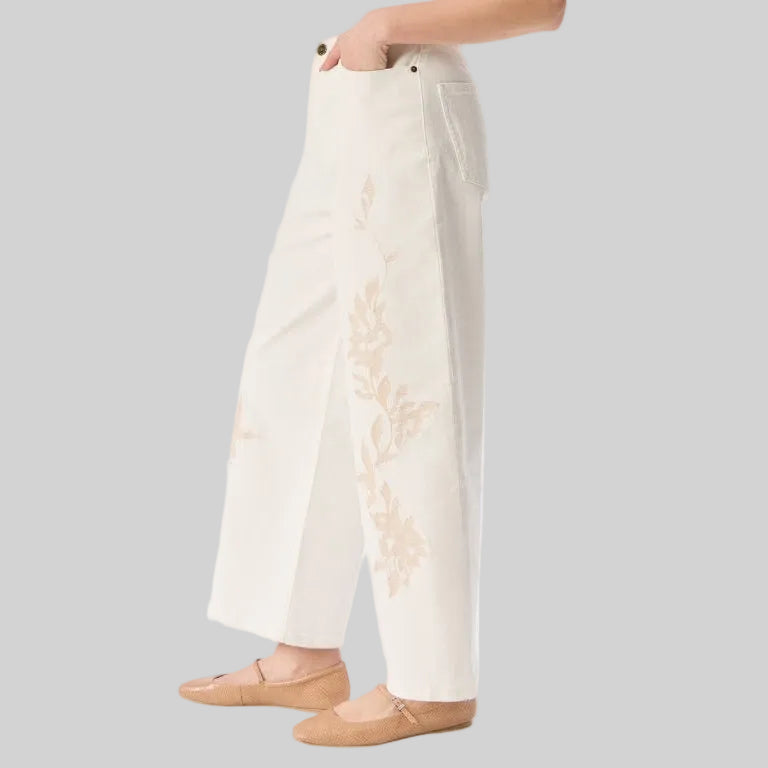 CROP HIGH RISE WIDE LEG