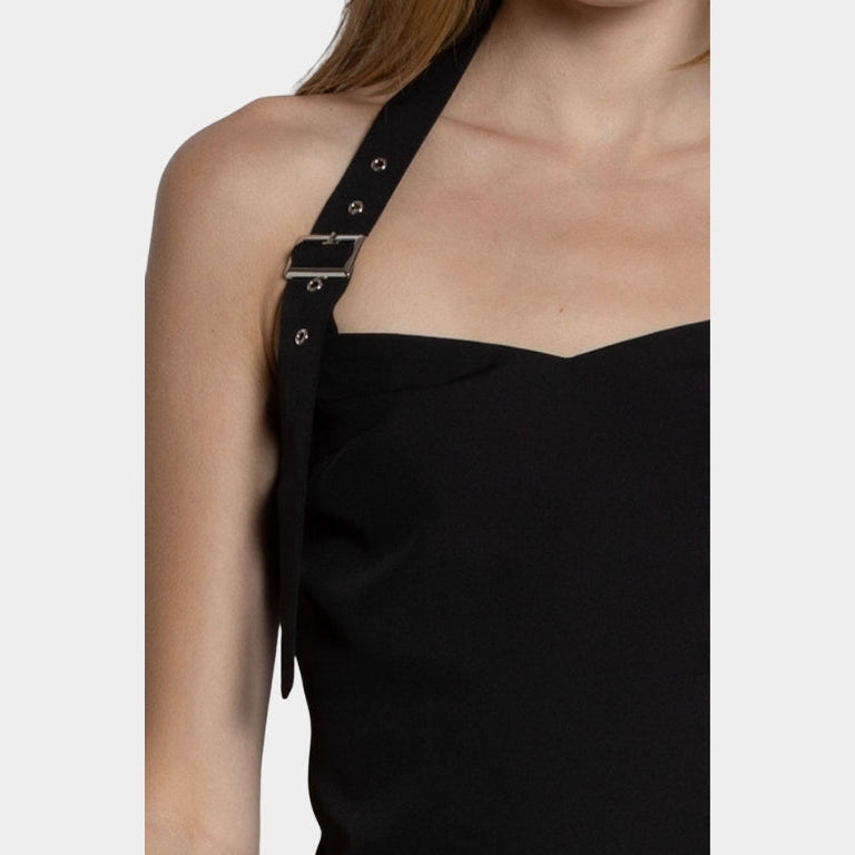 Buckle Halter Top
