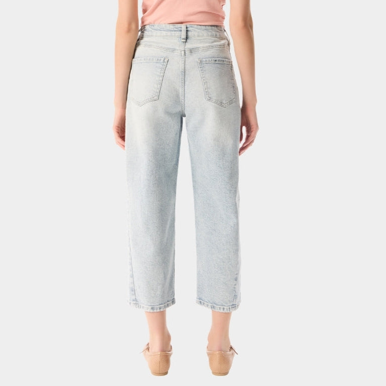 DARTED BARREL JEAN
