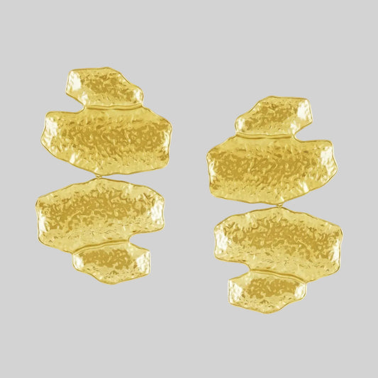 Hammered Statement Earrings