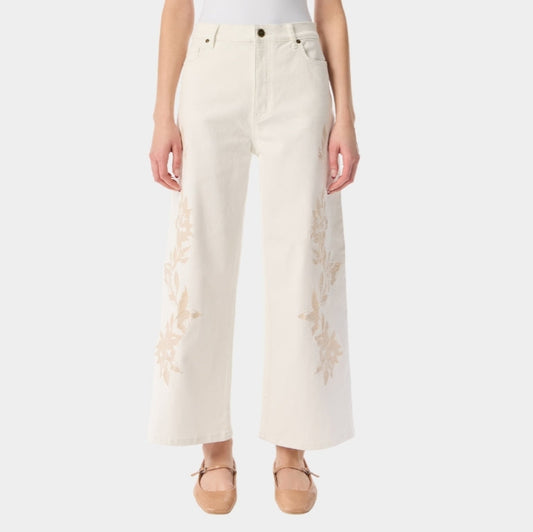 CROP HIGH RISE WIDE LEG