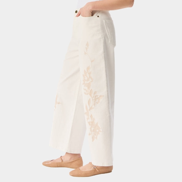 CROP HIGH RISE WIDE LEG