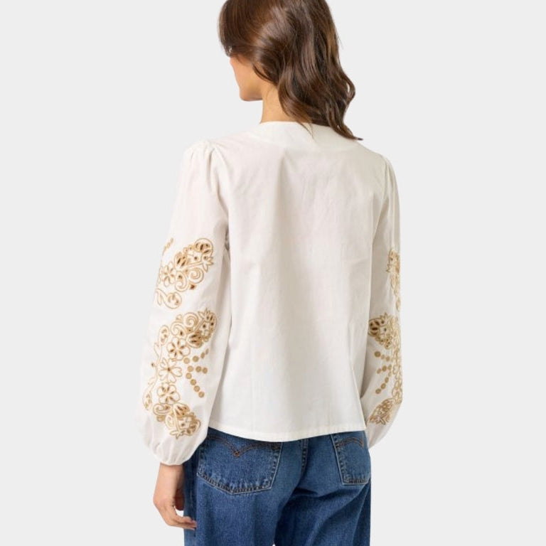 Floral Embroidered Top