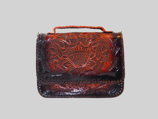 Ombre Brown Orange Purse