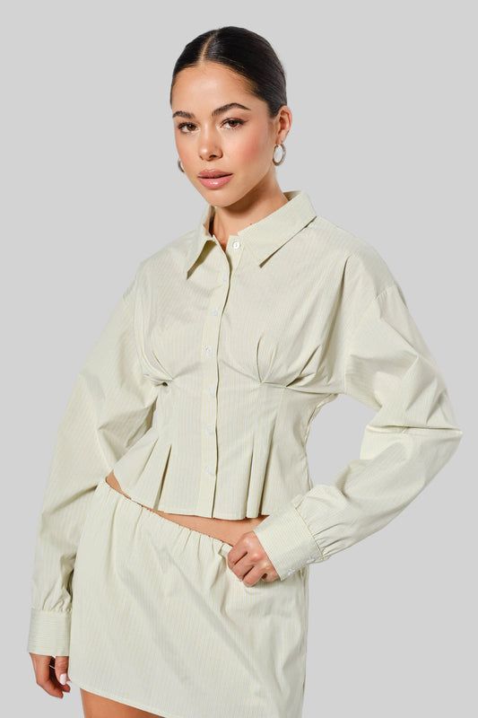 Cheyenne Pleated Shirt