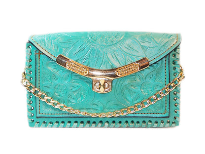 Baguette Turquoise Purse