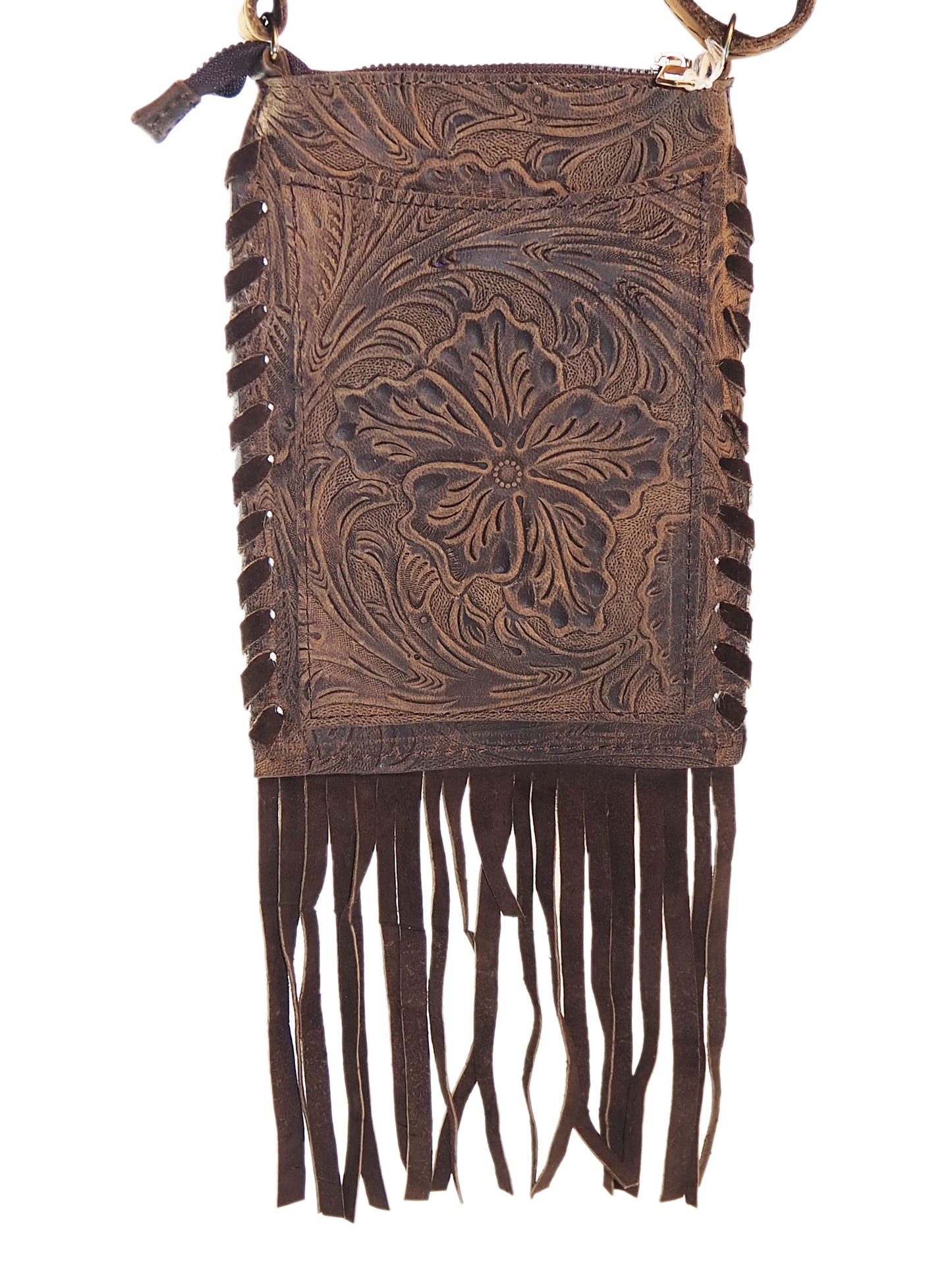 Fringe Cowhide Crossbody