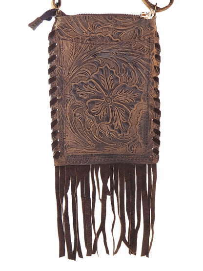 Fringe Cowhide Crossbody