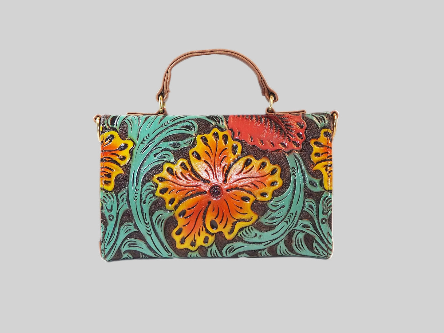 Multi Color Floral Purse