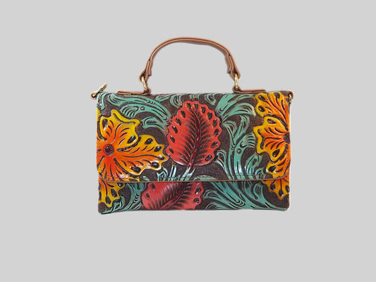 Multi Color Floral Purse