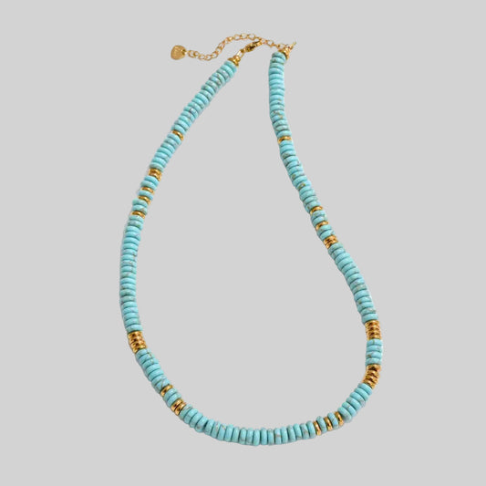 Turquoise Beaded Necklace