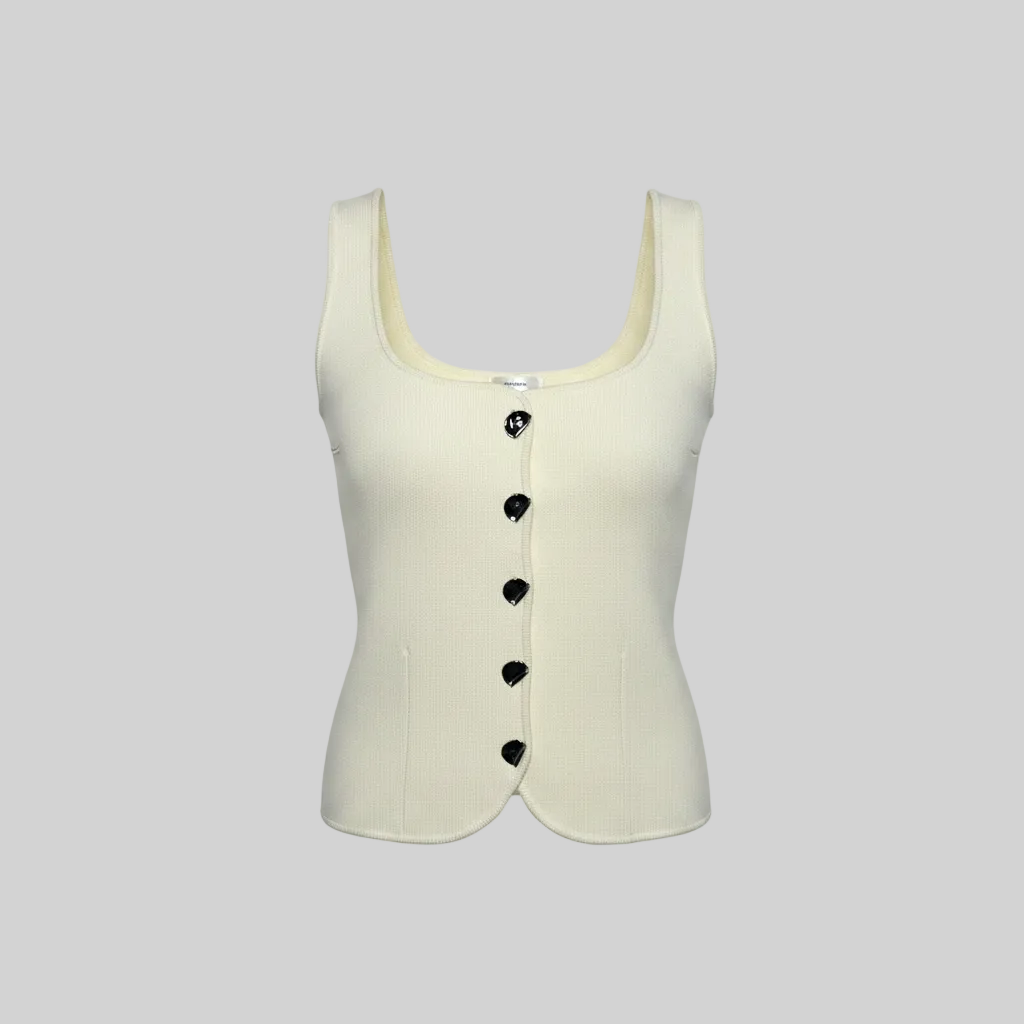 Button Down Sweater Tank