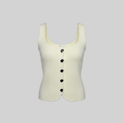 Button Down Sweater Tank