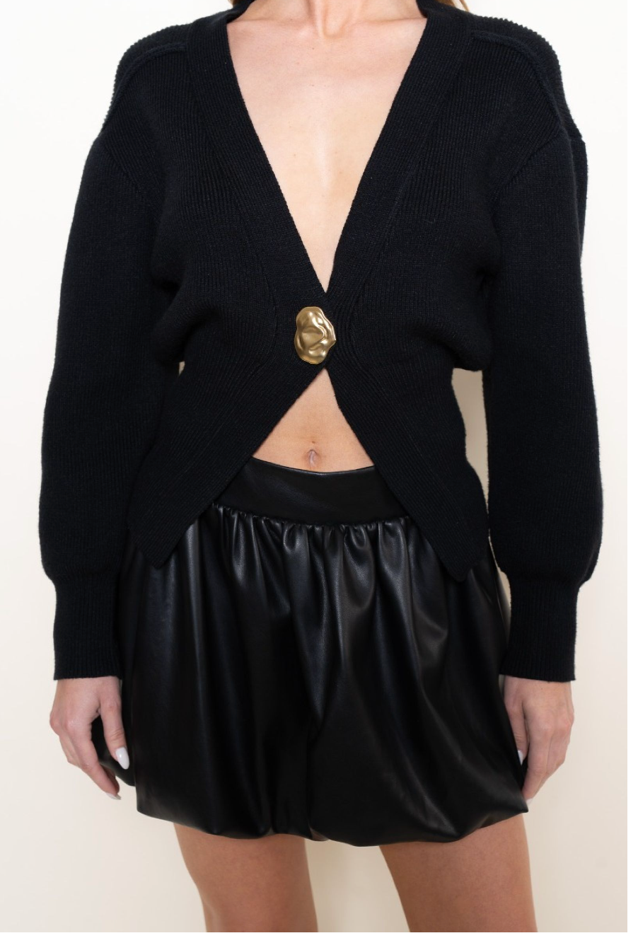 Gold Button Cardigan