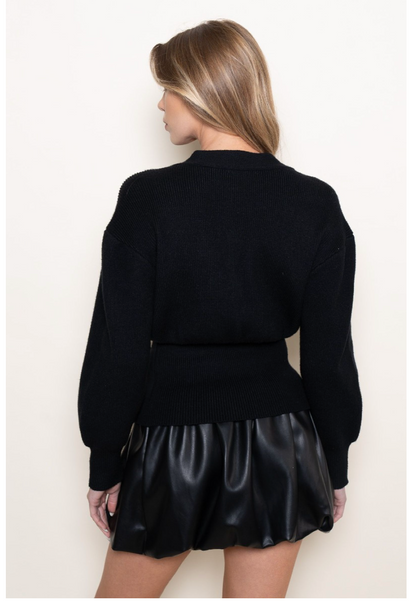 Gold Button Cardigan