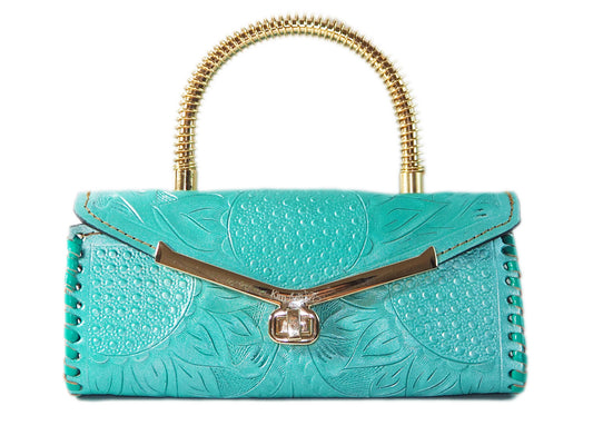 Mini Turquoise Flap Purse