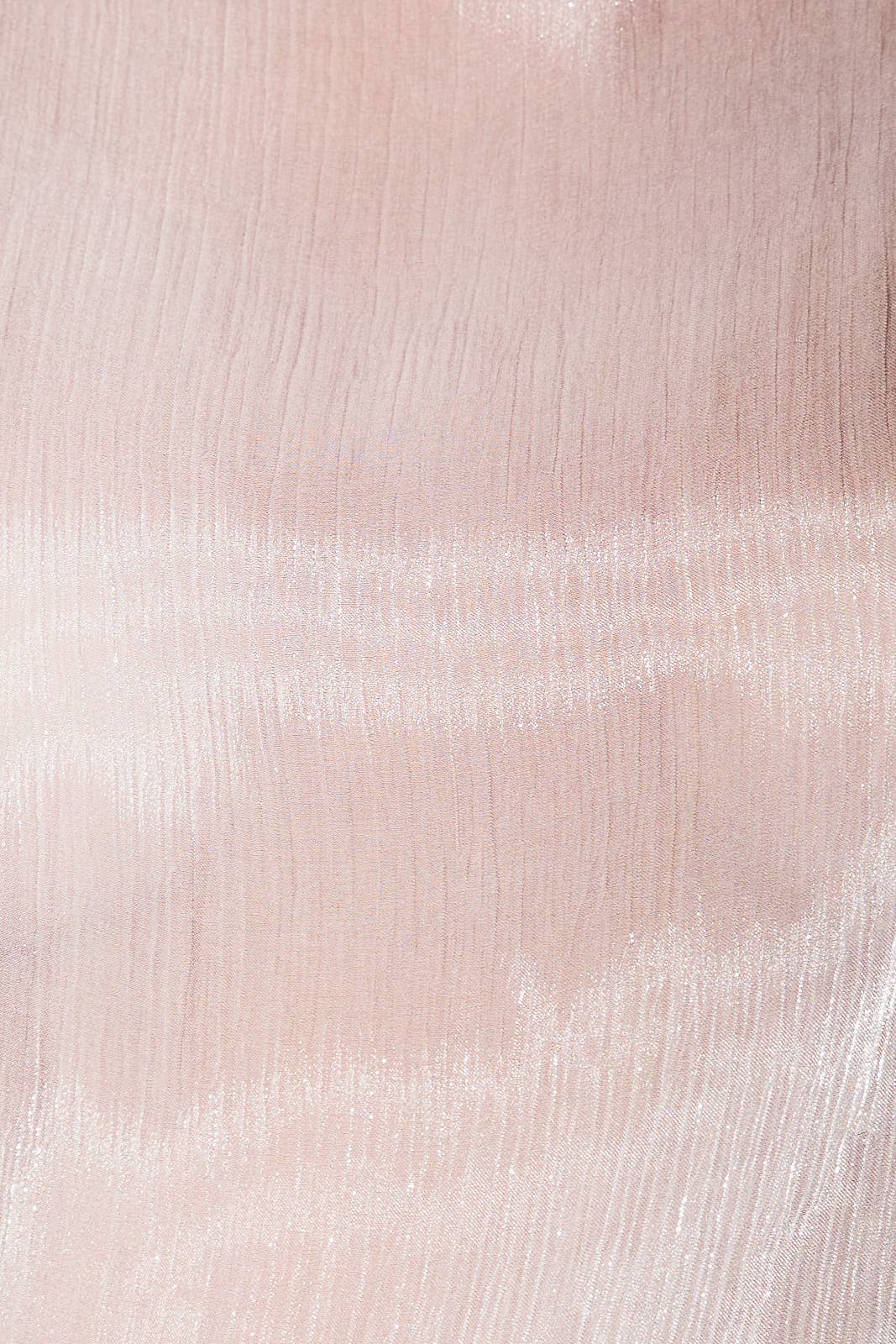 Long Sleeve Mock Neck Open Back Blouse